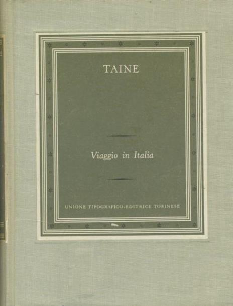 Viaggio in Italia - Hippolyte Taine - copertina