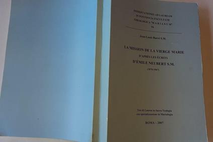 La mission de la vierge Marie - copertina