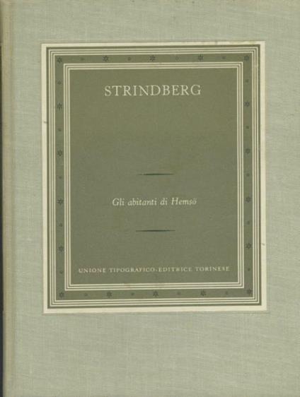 Gli abitanti di Hemso - August Strindberg - copertina