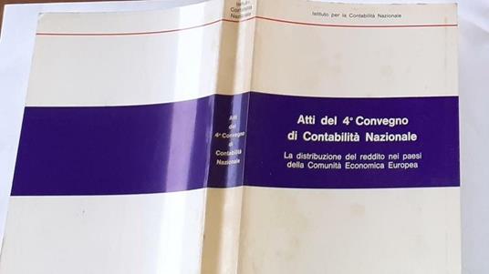 Atti del 4 convegno di contabilita' nazionale - copertina