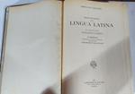 Dizionario della lingua latina Vol. II Dizionario italiano-latino