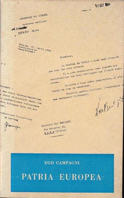 Patria Europea - copertina
