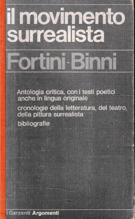 Il movimento surrealista - Franco Fortini - copertina