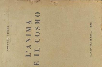 L' anima e il cosmo - Lorenzo Giusso - copertina