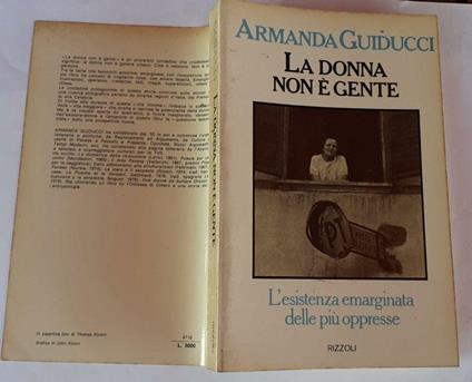 La donna non e' gente - Armanda Guiducci - copertina