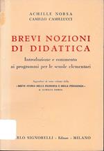 Brevi nozioni di didattica