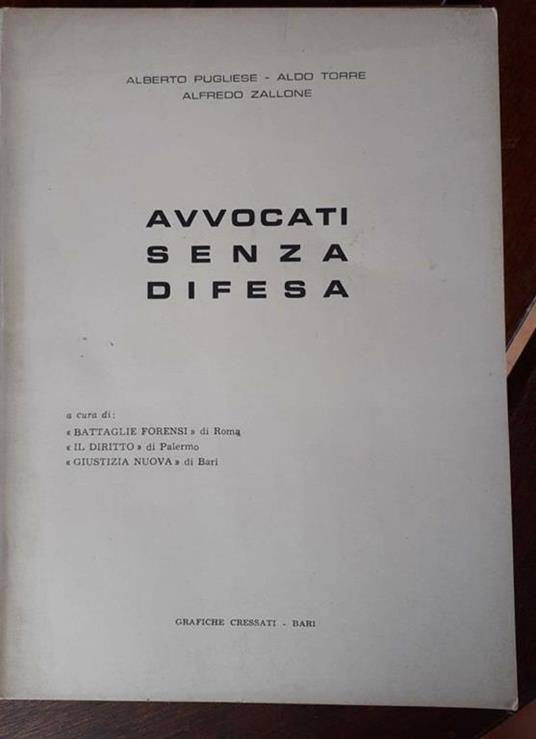Avvocati senza difesa - copertina