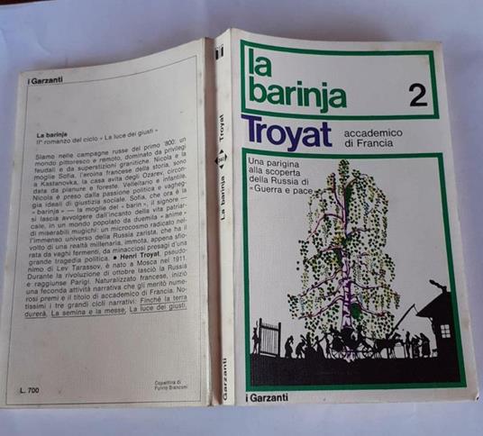 La barinja - Henri Troyat - copertina