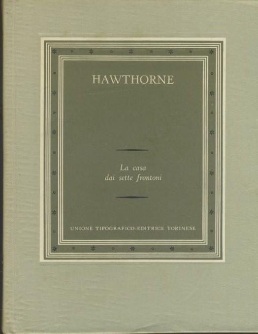 La casa dai sette frontoni - Nathaniel Hawthorne - copertina