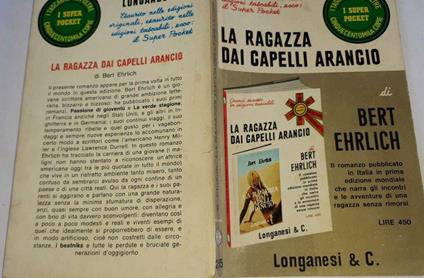 La ragazza dai Capelli Arancio - Bert Ehrlich - copertina