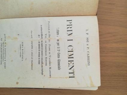 Primi cimenti - Elena Bassi - copertina