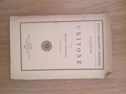 Critone - Platone - copertina