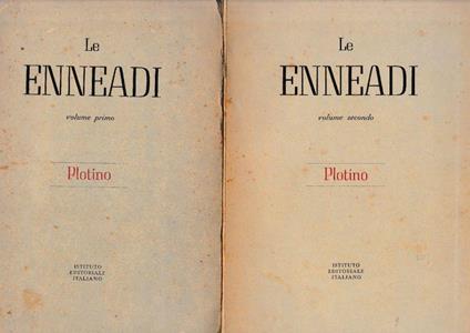 Le Enneadi, due volumi. Testo Greco a fronte - Plotino - copertina