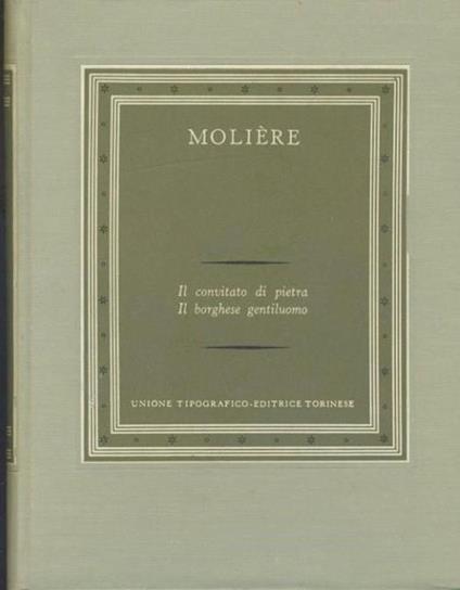 Il convitato di pietra - Il borghese gentiluomo - Molière - copertina