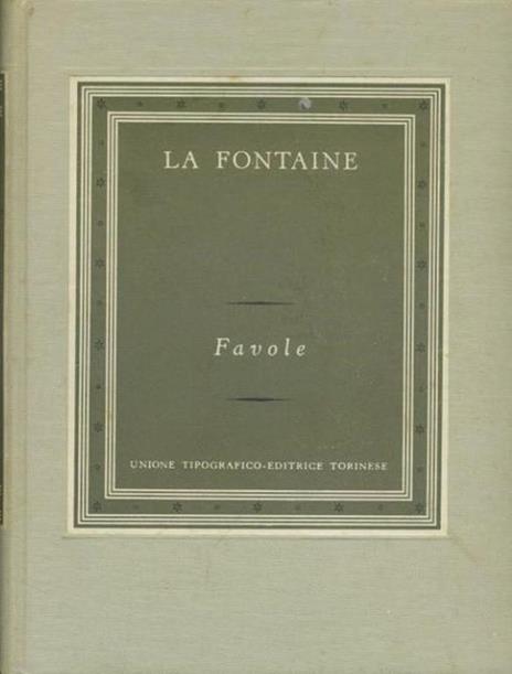 Favole - Jean de La Fontaine - copertina