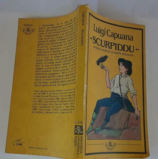 Scurpiddu - Luigi Capuana - copertina