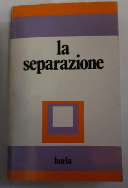La separazione - copertina