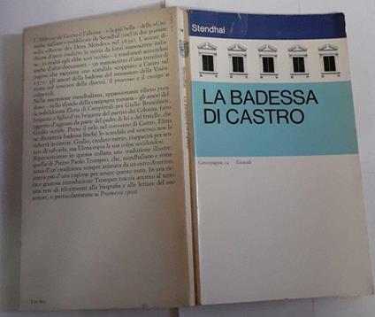 La badessa di Castro - Stendhal - copertina