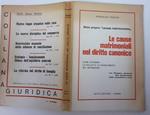 Le cause matrimoniali nel diritto canonico