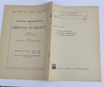 Qualche riflessione sul diritto amministrativo e sui compiti dei giuristi