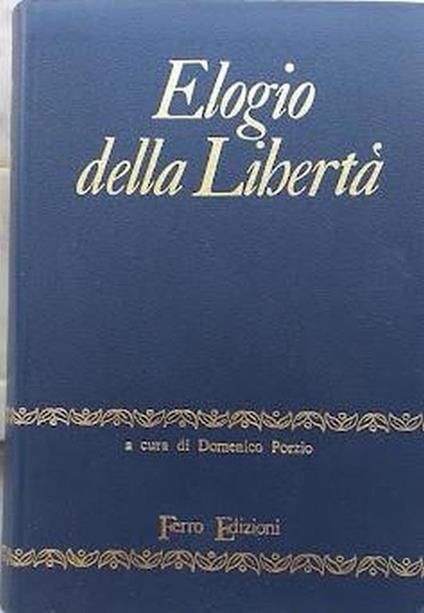 Elogio della Libertà - copertina