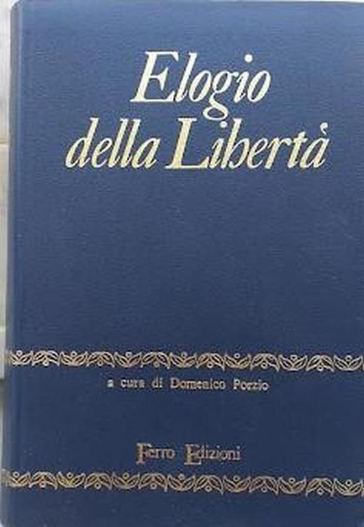 Elogio della Libertà - copertina