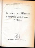 Tecnica del Bilancio e controllo della Finanza Pubblica