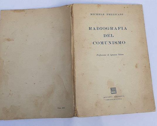 Radiografia del comunismo - Michele Pellicani - copertina