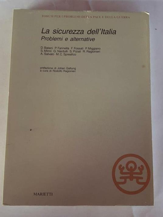 La sicurezza dell'Italia problemi e alternative - copertina