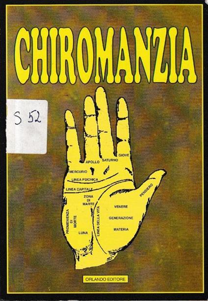 Chiromanzia - copertina