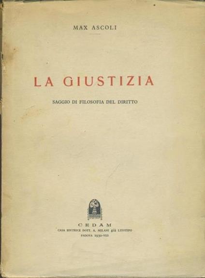 La giustizia - copertina