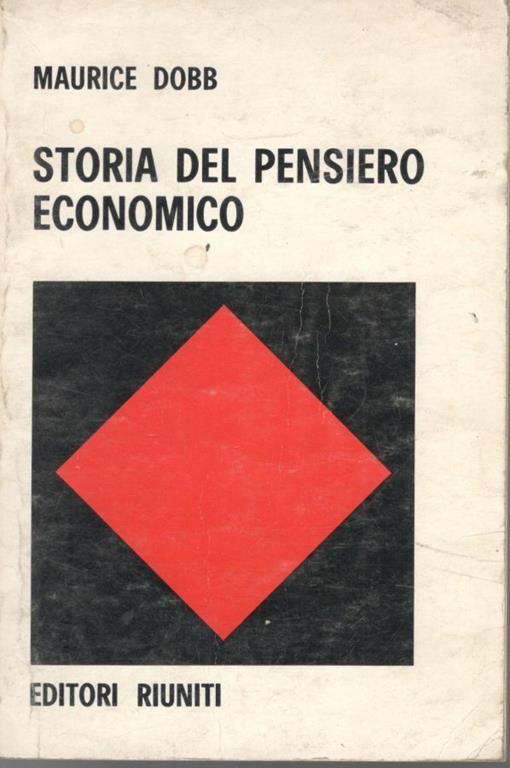 Storia del pensiero economico - Maurice Dobb - copertina
