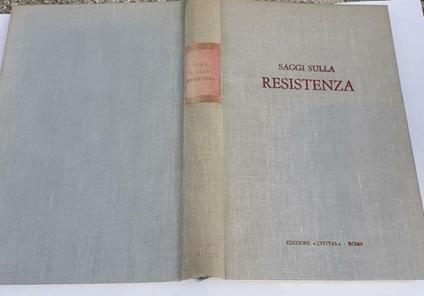 Saggi sulla resistenza - copertina