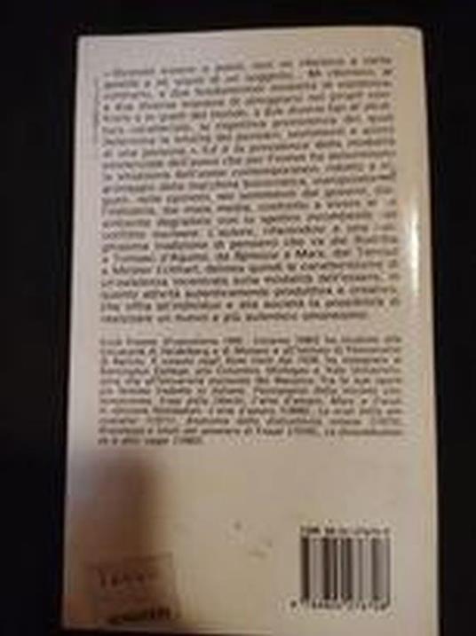 Avere o essere? - Erich Fromm - copertina