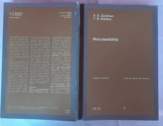 Manutenibilita' - copertina