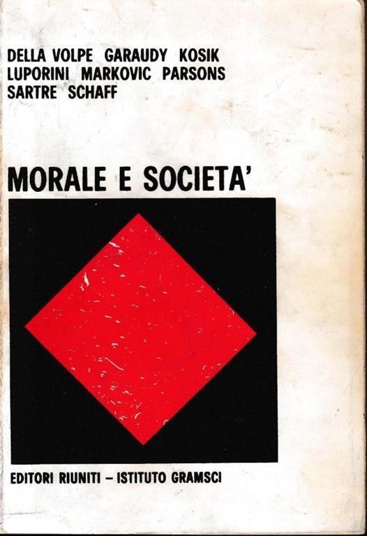 Morale e società - copertina