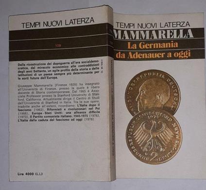 La Germania da Adenauer a oggi - Giuseppe Mammarella - copertina