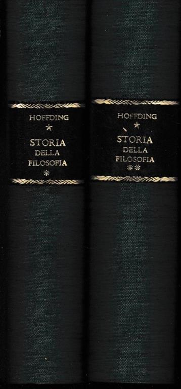 Storia della filosofia moderna, due volumi - copertina