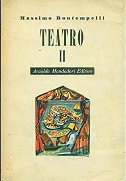 Teatro I E Ii - Massimo Bontempelli - copertina