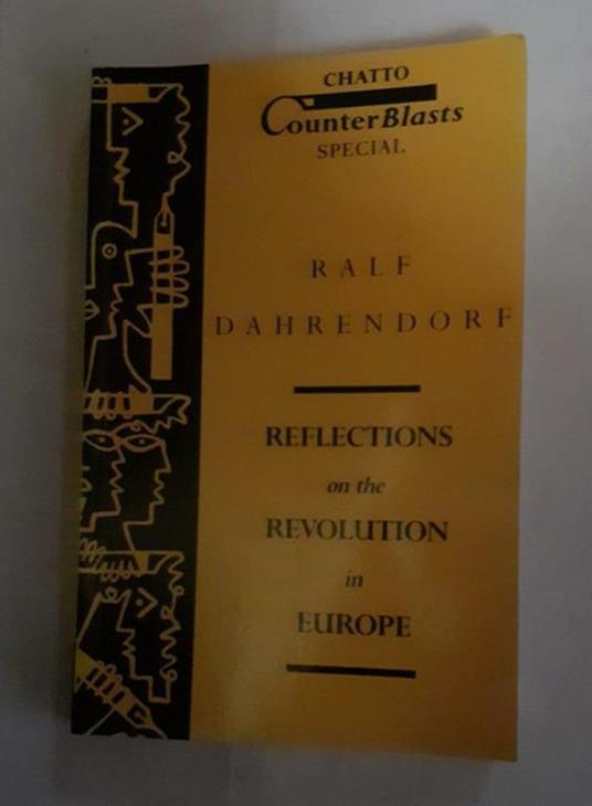 Reflections on the revolution in Europe - Ralf Dahrendorf - copertina