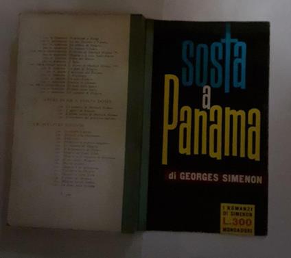 Sosta a Panama - Georges Simenon - copertina