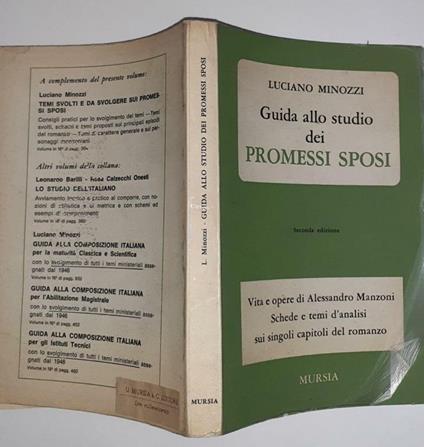 Guida allo studio dei Promessi Sposi - Luciano Minozzi - copertina