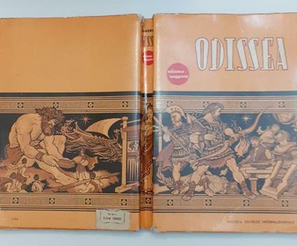 Odissea tradotta da Ippolito Pindemonte - Omero - copertina