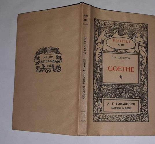 Goethe - copertina