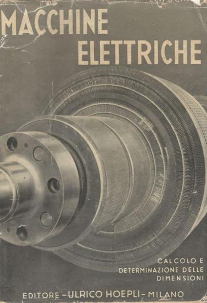 Le macchine elettriche - M. Liwschitz - copertina