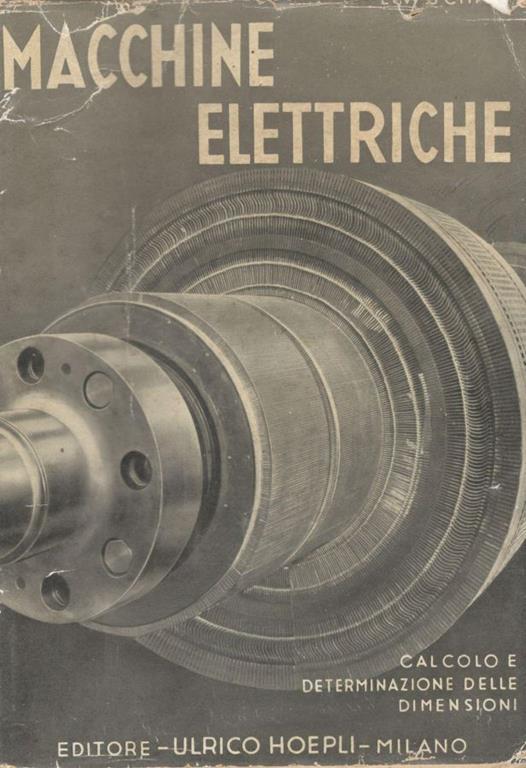 Le macchine elettriche - M. Liwschitz - copertina