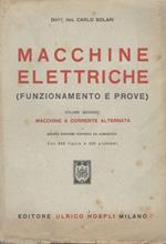 Macchine elettriche (funzionamento e prove). Volume secondo