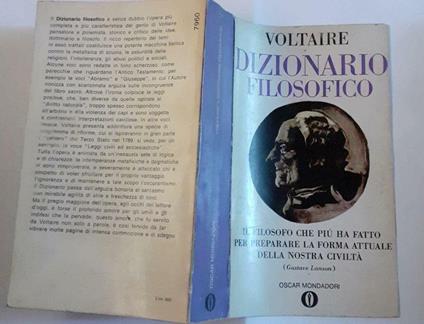 Voltaire Dizionario filosofico - Mario Bonfantini - copertina
