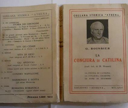 La congiura di Catilina - copertina