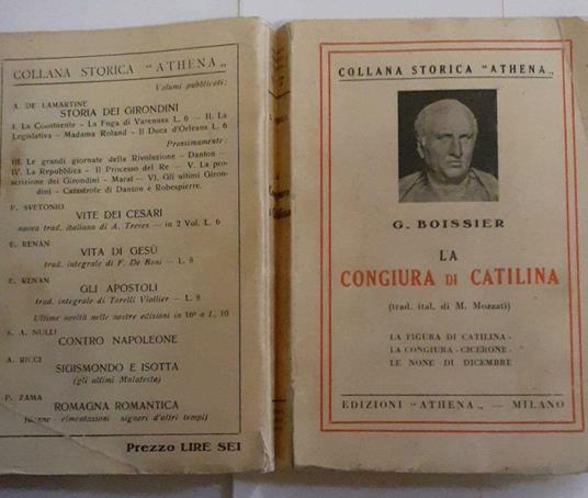 La congiura di Catilina - copertina